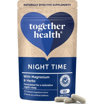 Together Health Večerné vitamíny prírodný komplex s horčíkom a bylinkami 60 kapsúl