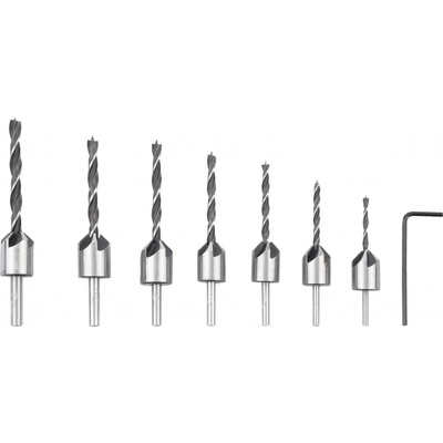 PARKSIDE Sada speciálních vrtáků PSB 6 A1 (sada vrtáků do dřeva / záhlubníků, 8dílná) – Zboží Mobilmania