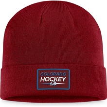 Fanatics Pánská zimní čepice Colorado Avalanche Authentic Pro Prime Cuffed Beanie