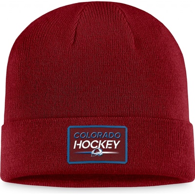 Fanatics Pánská zimní čepice Colorado Avalanche Authentic Pro Prime Cuffed Beanie