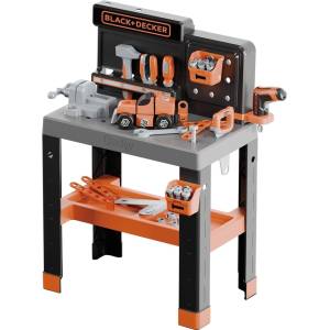 Smoby Игрален комплект Smoby Black & Decker Bricolo - Професионална работна маса, 79 части (7600360740) - ozone