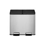 EKO-Europe EKO Кош за разделно събиране на отпадъци с 2 педала ESSENTIAL - матиран - 2 х 10 л (EKO 822920 - Matt s/s)