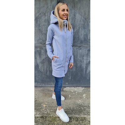M.ASCH-Be original Long Insulated Hooded Zip Grey
