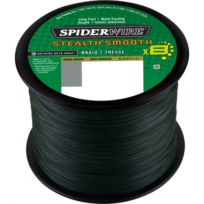 Spiderwire Šňůra Stealth Smooth 8 Zelená 1m 0,15mm 16,5kg
