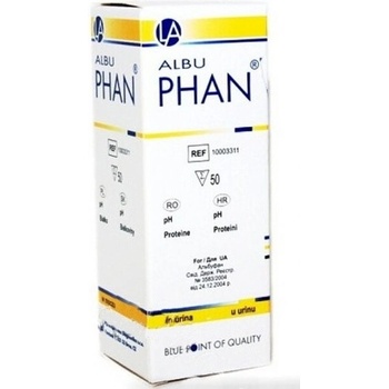 DP AlbuPhan diagnostické prúžky na moč 1 x 50 ks