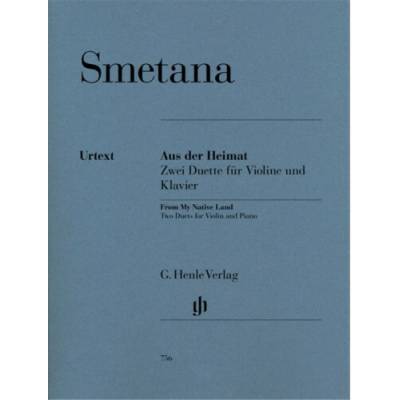 Bedřich smetana from my native land / z domoviny noty na housle klavír – Hledejceny.cz
