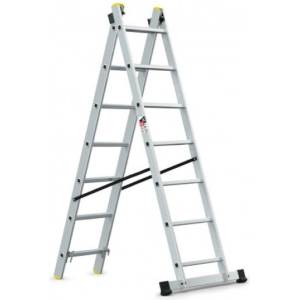 DRABEST Алуминиева стълба DRABEST MultiSystem 2 × 7, 150 кг