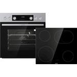 Gorenje Фурна за вграждане gorenje bca6737ao5x+Стъклокерамичен плот ecda643sc (bca6737ao5x)