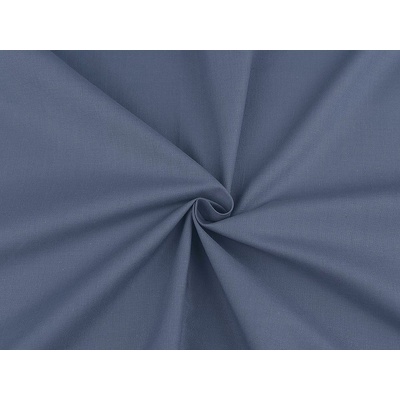 Prima-obchod Bavlněná látka / plátno jednobarevná, barva 15 (31) modrá jeans