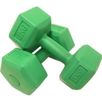 S-Sport PVC ръчни гири, шестоъгълни 2x3 кг