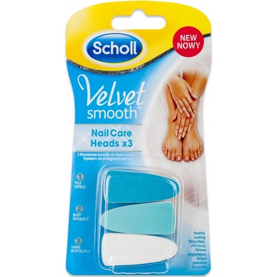 Scholl Velvet Smooth Electronic Nail Care 3 ks