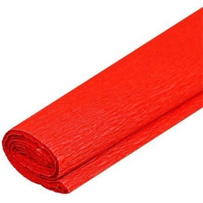 Krepový papír červený