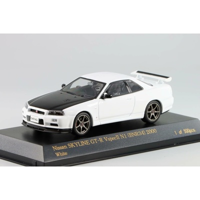 Kyosho Nissan Skyline GT R Vspec II BNR34 2000 CAR.NEL 1:43