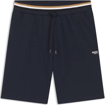 Boss Поларени къси панталони Boss Men's Fleece Jogger Shorts - Dark Blue 403