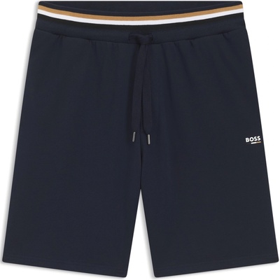 Boss Поларени къси панталони Boss Men's Fleece Jogger Shorts - Dark Blue 403