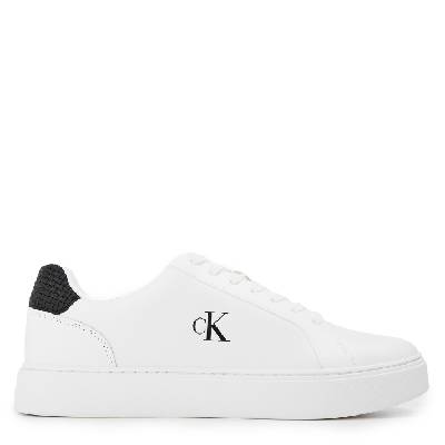 Маратонки Calvin Klein Men's CK L Classic Cup Low-Top Trainers - White/Black