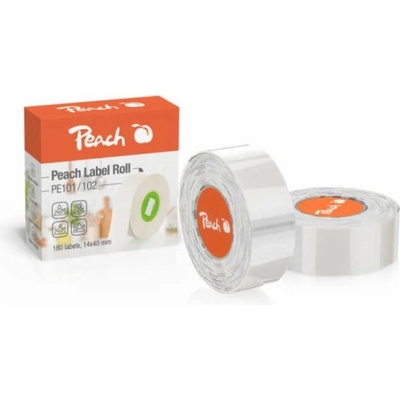 PEACH PE101 14 x 40 mm, 180 ks, transparentní