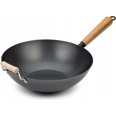 NAVA Tradiční pánev Cantonese 35 cm ocel ocel