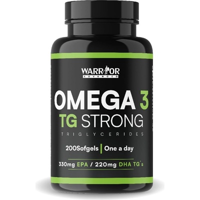 Warrior Omega 3 TG Premium 200 kapslí