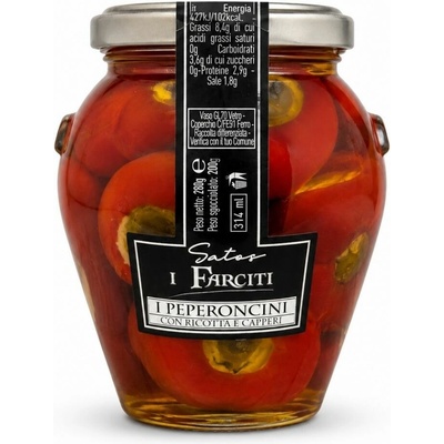 Satos Peperoncini con Ricotta papričky s ricottou 280 g