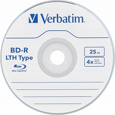 Verbatim BD-R SL 25GB 6x, printable, spindle, 25ks (43811) – Zboží Mobilmania