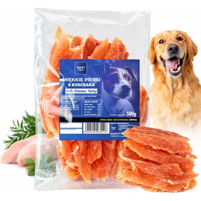 Psí pamlsek Wafi měkká kuřecí prsa 500 g