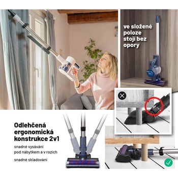 Lauben Stick Vacuum 2in1 Plus 22BL Pet