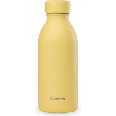Qwetch Izolační lahev PASTEL 500 ml Citron