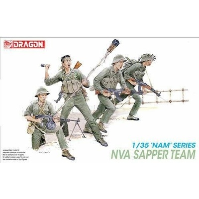 DRAGON Model Kit figurky 3308 NVA SAPPER TEAM 1:35