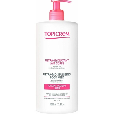 Topicrem Ultra-Moisturizing hydratačné telové mlieko Body Milk 1000 ml