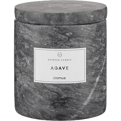 Blomus (Германия) Ароматна свещ BLOMUS FRABLI с аромат Agave - Ø8 х h9 см - цвят графит (BLOMUS 65455)