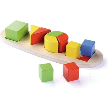 Image 1 of Pino Дървена игра Pino - Геометрични форми, числа и броене