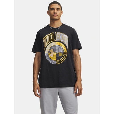 Under Armour UA M Varsity crest SS čierne