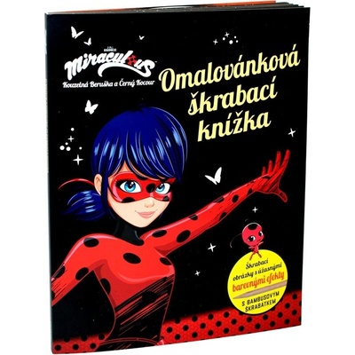 Kouzelná Beruška a Černý Kocour - Omalovánková škrabací knížka