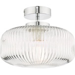där lighting group Där Lighting RIV5208 -Повърхностно монтиран плафон за баня RIVA 1xE27/60W/230V IP44 хром (EN0776)