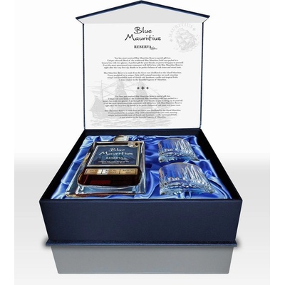 Blue Mauritius Reserva 40% 0,7 l (dárkové balení 2 sklenice)