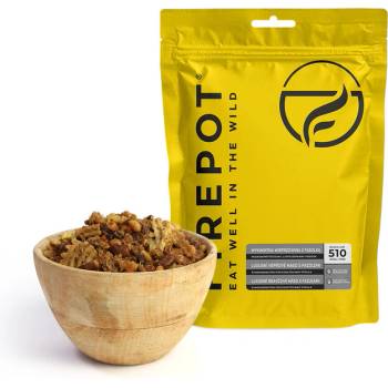 Firepot Луксозно свинско с боб, 135 г (PL-BEANS-REG-YELL)