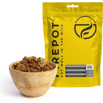 Firepot Луксозно свинско с боб, 135 г (PL-BEANS-REG-YELL)