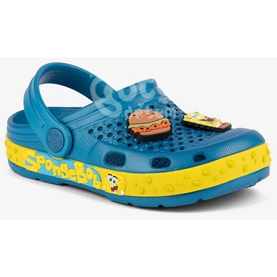 Coqui LINDO SPONGEBOB dětské clogsy modrá – Zboží Dáma