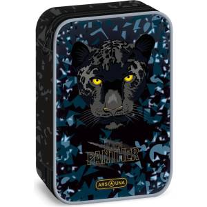 Ars Una Ученически несесер с един цип на две нива Black Panther (5529) - Ars Una