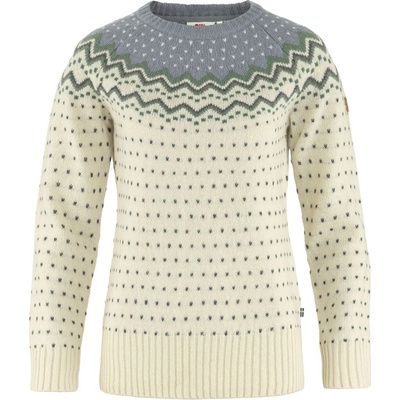 Fjällräven Övik Knit Sweater W Chalk White Flint Grey