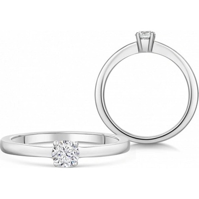 Sofia Diamonds zlatý zásnubní prsten s diamantem BDRB00066WG