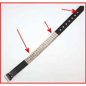 Black & metal колан Пирамиди 3 - ПОВРЕДЕНО - my1410