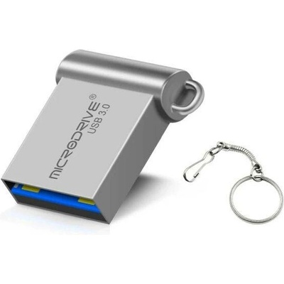 Kovový USB flash disk 64 GB, USB 3.0, stříbrný