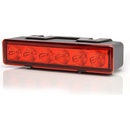 WAS Výstražné svetlo červené, W117 LED, 7 funkcií,
