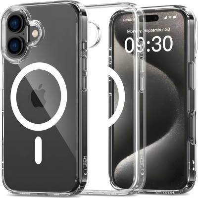 Tech-Protect Tech - Protect Flexair Hybrid MagSafe калъф за iPhone 16 - Прозрачен KP35116