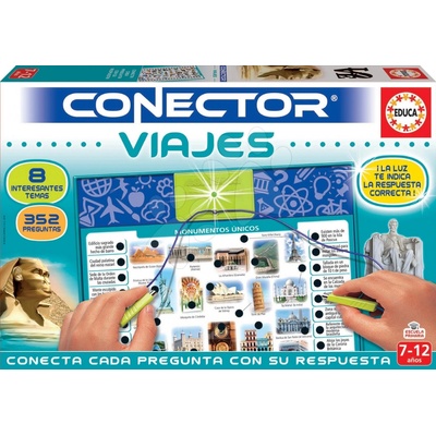 Educa Conector Monumenty a pamiatky Viajes španielsky 352 otázok od 7-12 rokov