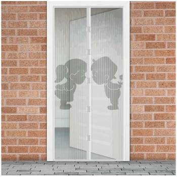 DELIGHT 06433495 Síť proti hmyzu na dveře 11398F 100x210cm