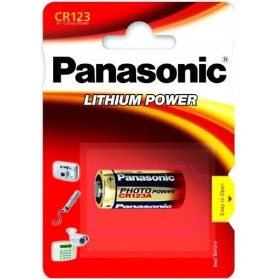 Panasonic Lithium Power CR123A 1 ks BK-CR123A-1B