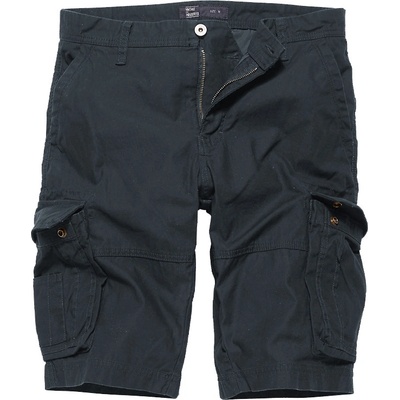 Šortky Vintage Industries Rowing navy blue